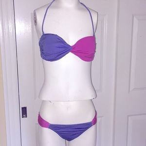 Two-Tone Victoria’s Secret Color Block Bikini
